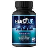 Hero Up™ – Energy and Performance Support Supplement Bottle